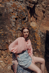 Strawberry Cotton Blouse