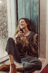 Tree of Life Cotton Voile Blouse