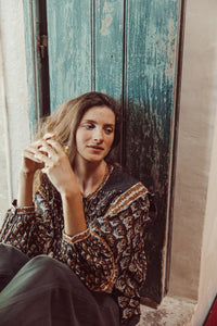 Tree of Life Cotton Voile Blouse