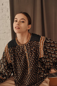 Tree of Life Cotton Voile Blouse