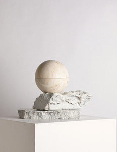 Sphere Incense Burner Travertine