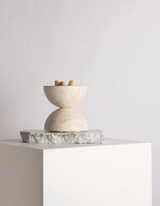 Sphere Incense Burner Travertine