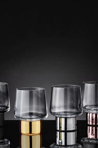 Silver Base and Glass Tumbler 2 Pack