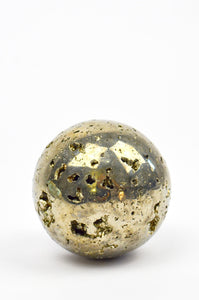 Pyrite Crystal Sphere with Stand